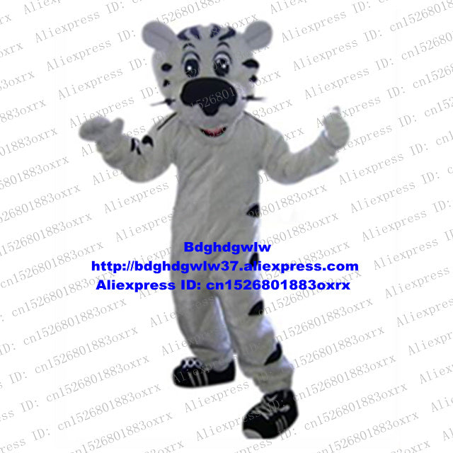 White Tiger Mascot Costume Adult Cartoon Character Outfit Suit Professional Speziell Technical Holiday Celebrate zx2658