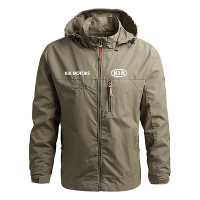 2022 KIA Motors Spring Autumn Men&#39;s Jackets Hoodies Coats Zipper Sweatshirt Male Sportswear Male Hooded Sport Top